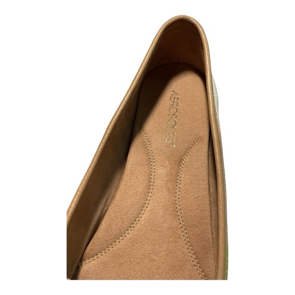 Aerosoles Drive Along Horsebit Leather Driving Loafers Ivory Beige Size 9.5 - Picture 4 of 14